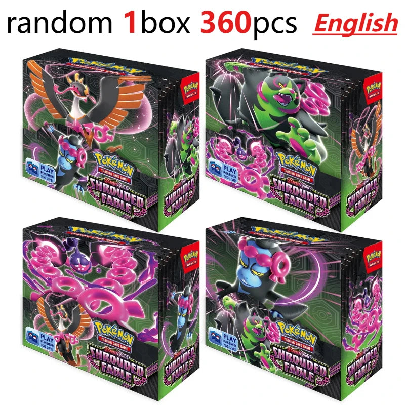 fun 360Pcs Pokemon Card TCG Scarlet&Violet Prismatic Evolutions 151 Prism 36 Pack Pokemon Booster Box Collectible Tradiner Card