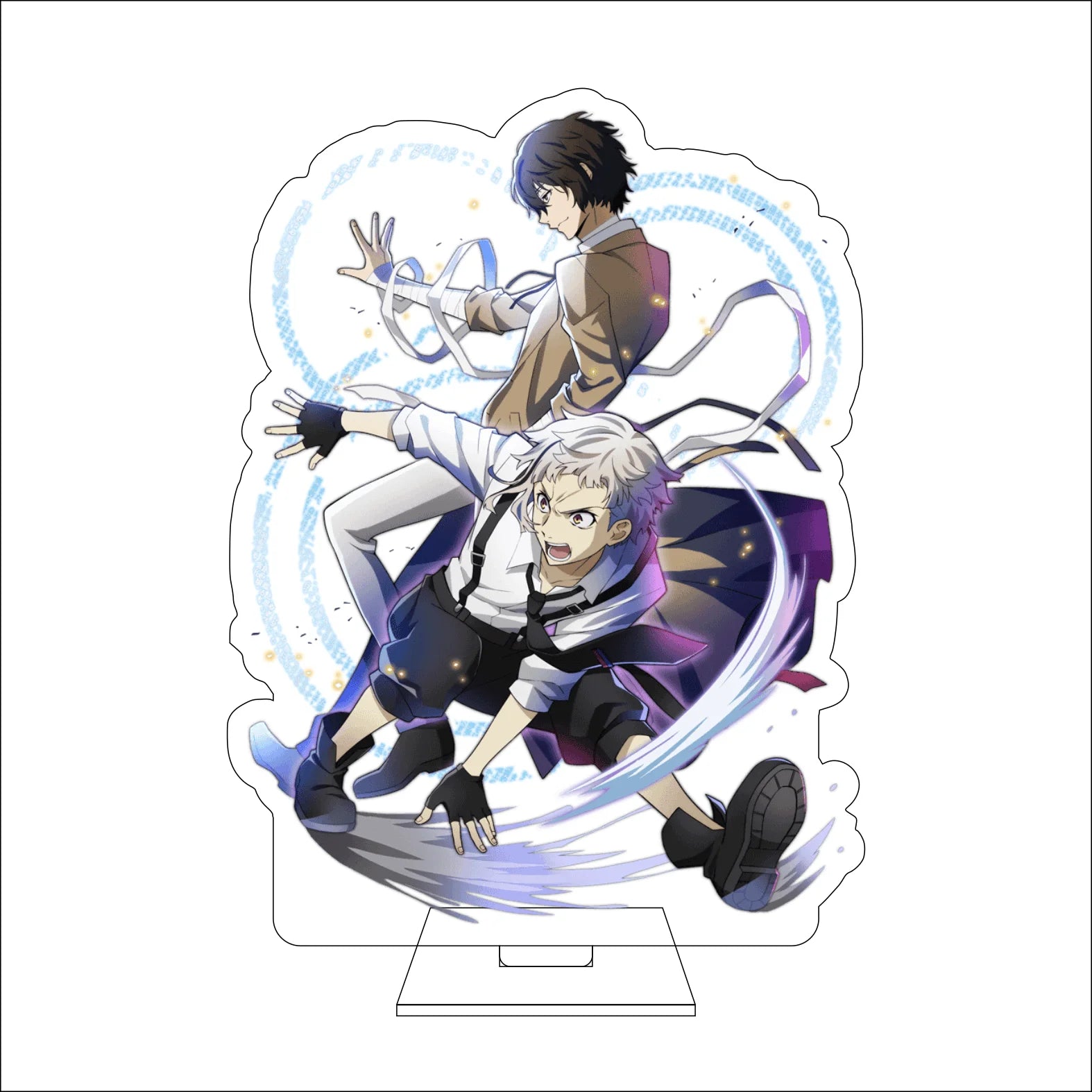 16CM Anime Bungo Stray Dogs Cosplay Acrylic Figure Stand Plate Ryunosuke Akutagawa Nakahara Chuuya Ornaments Gifts
