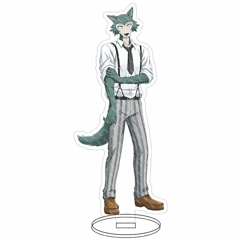 16CM Anime Figure BEASTARS‌‌ Legoshi Hal Louis Juno Jack Gohin Cos Acrylic Stand Ornaments Cute Chrismas Gifts