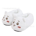 Anime Chiikawa Hachiware Women Plush Slippers Kawaii Usagi Cartoon Couple Comfort Home Warm Cute Girl Cotton Slippers Gifts
