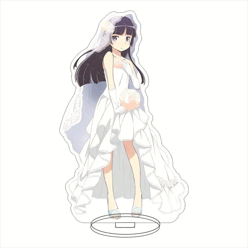 16CM Anime Figure My Little Sister Can't Be This Cute! Oreimo Kosaka kirino Gokou Ruri Cos Acrylic Stand Ornaments Cute Gifts