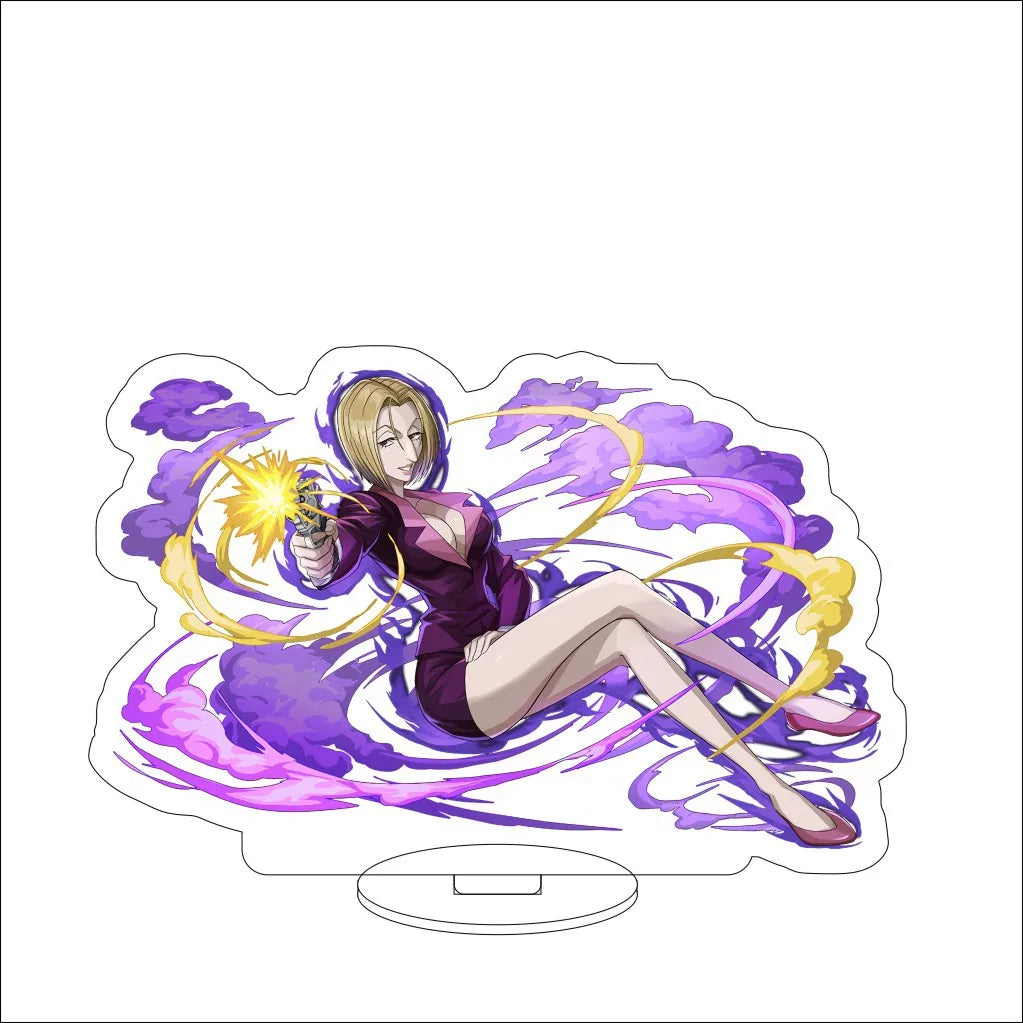 16CM Anime HUNTER x HUNTER Kite Kurapika Gon Freecss Killua Zoldyck Hisoka Cos Acrylic Figure Stand Ornaments Exquisite Gifts