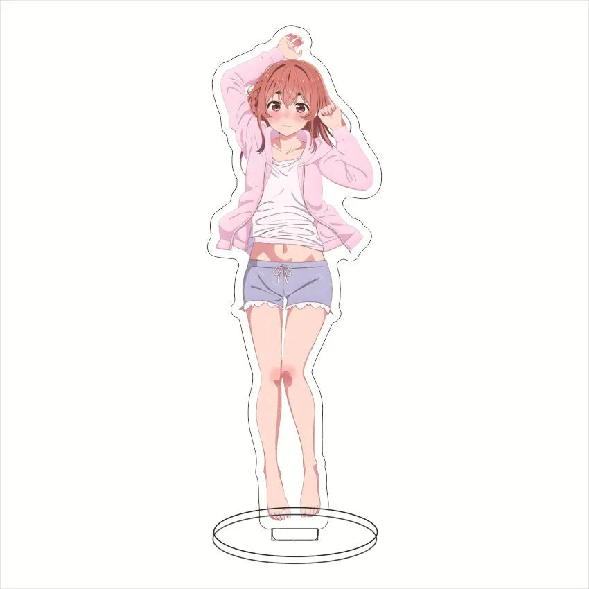 16CM Anime Figure Rent A Girlfriend‌ Mizuhara Chizuru Sarashina Ruka Nanami Mami Sakurasawa Sumi Cos Acrylic Stand Ornaments