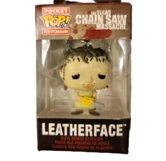 New Arrival FUNKO POP Pocket Chainsaw Massacre Leatherface Keychain Action Figure Collection Toys for Decoration Gifts