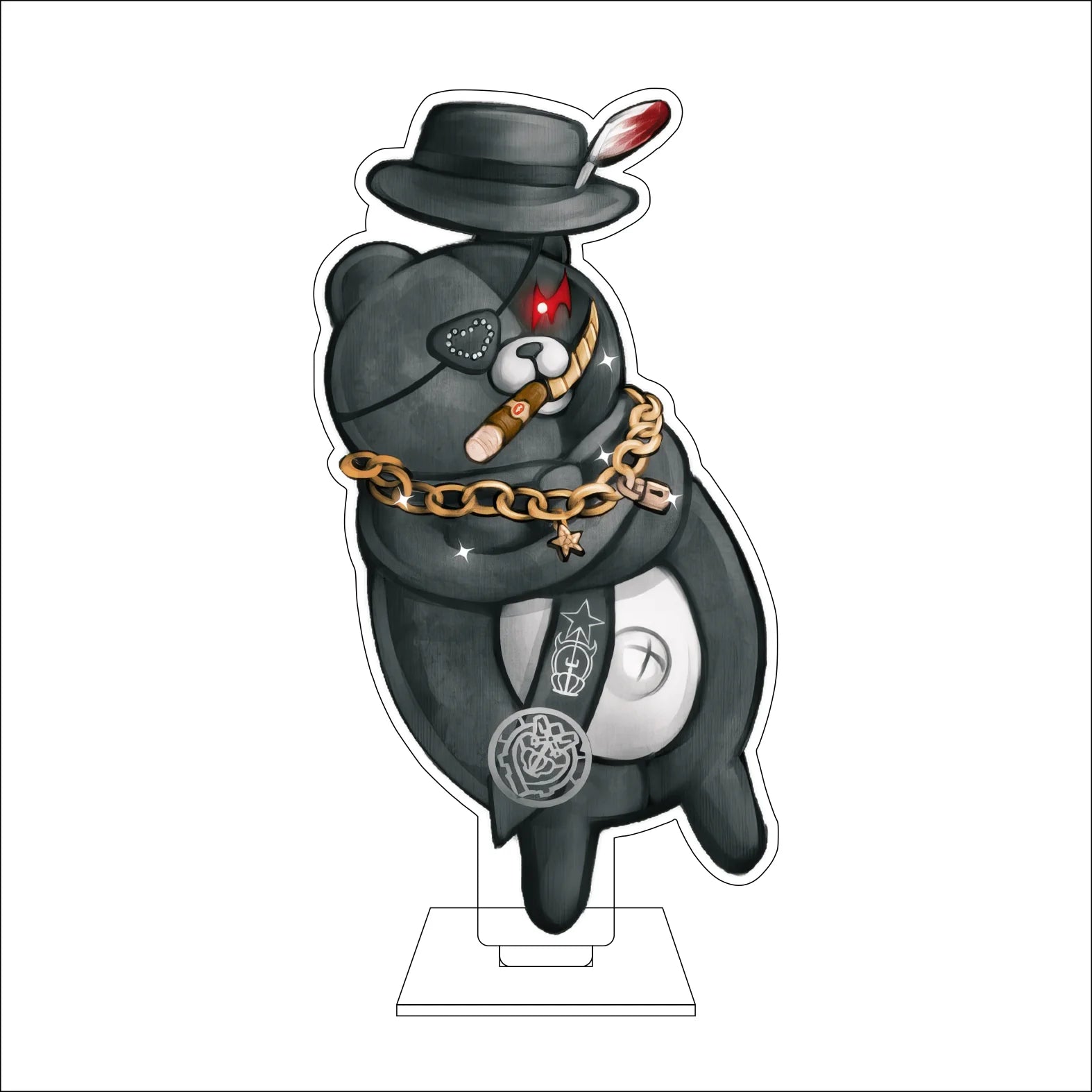 16CM Anime Danganronpa Cosplay Acrylic Figure Stand Plate Toko Fukawa Mondo Owada Maizono Sayaka Kirigiri Kyoko Ornaments Gifts