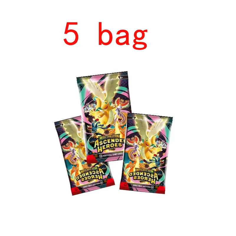 360pcs Pokemon Card Scarlet & Violet Prismatic Evolutions Pokemon Box English Booster Battle 151 Ultra Prism Booster Battle Card