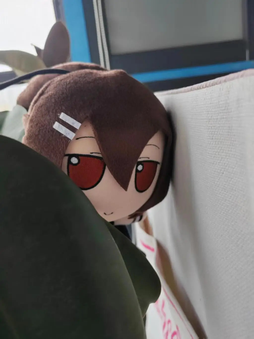 Anime Minakami Yuki Cosplay 20cm Stuffed Cotton Doll Toys Dress-Up Cos Plush Figure Mascot Birthday Fans Gift