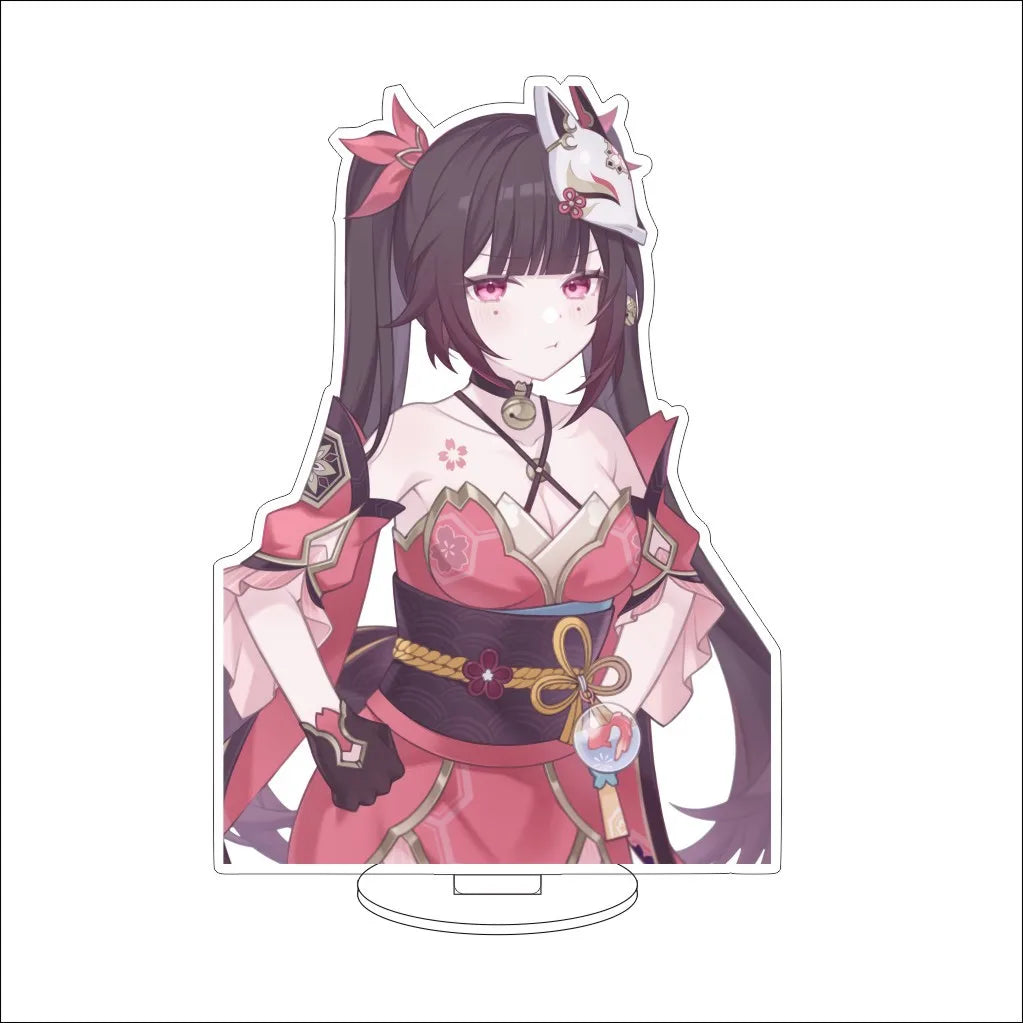 16CM Game Anime Honkai: Star Rail Sparxie Sparkle Cos Acrylic Figure Stand Ornaments Birthday Chrismas Lovely Gifts