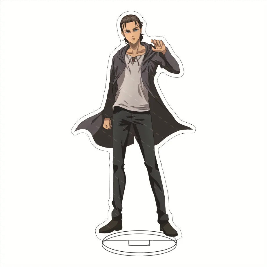 16CM Anime Figure ‌Attack on Titan Eren Jaeger Mikasa Ackerman Armin Arlert Levi Ackerman Cos Acrylic Stand Ornaments Gifts