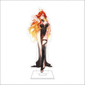 16CM Anime Genshin Impact Cosplay Acrylic Figure Stand Plate Mavuika Ornaments Gifts
