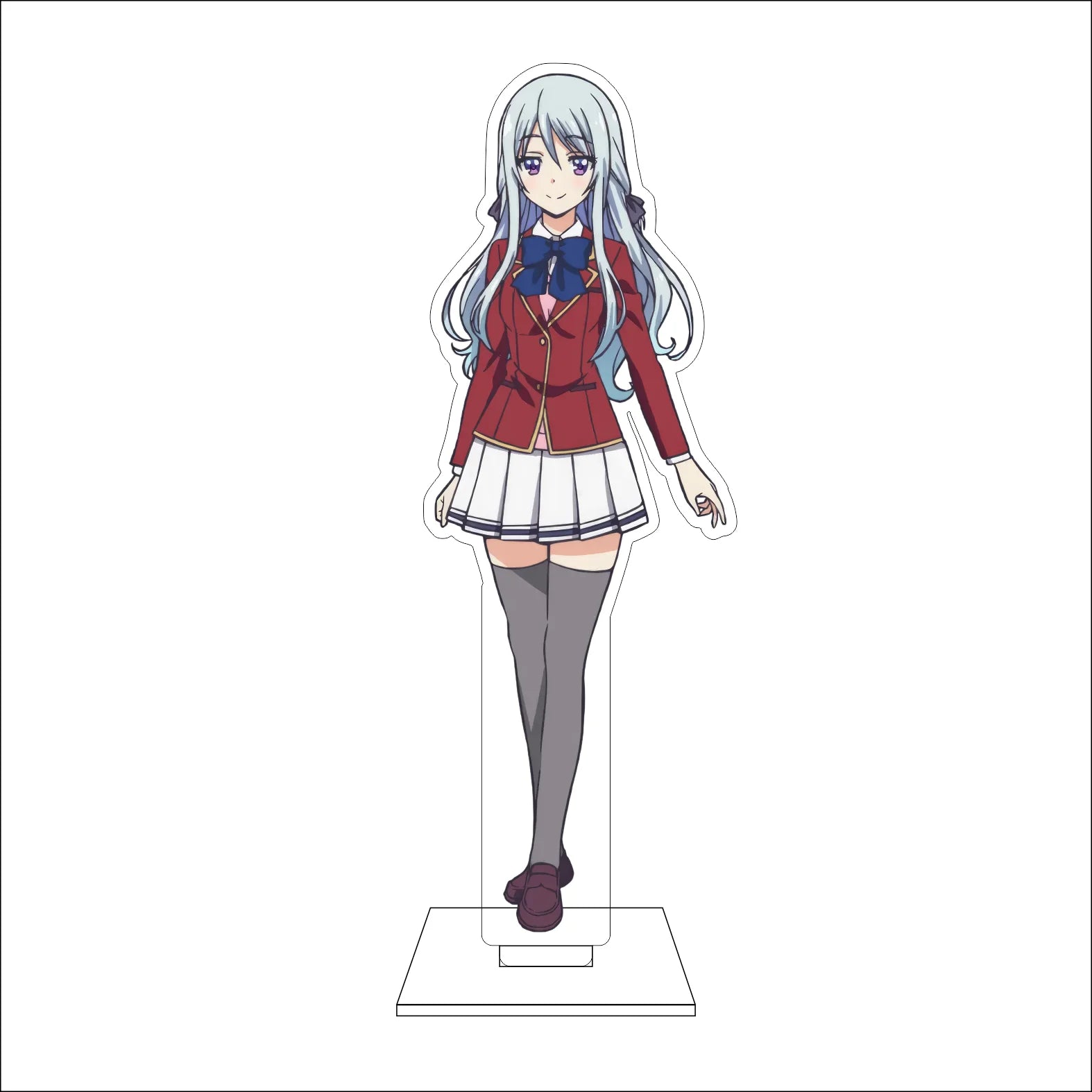 16CM Anime Classroom of the Elite Cosplay Acrylic Figure Stand Plate Ibuki Mio Karuizawa Kei Horikita Suzune Ornaments Gifts