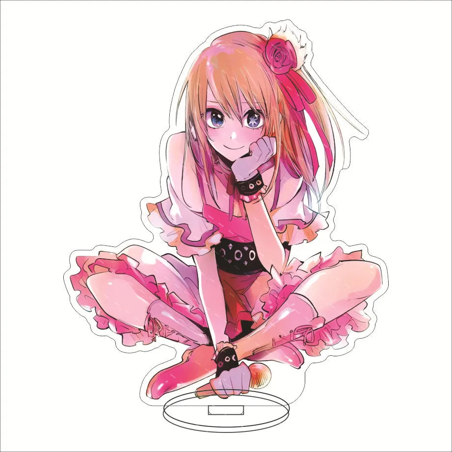 16CM Anime Figure Oshi no Ko Hoshino Ai Hoshino Rubii Arima Kana MEM CYO Hoshino Akua Cos Acrylic Stand Ornaments Cute Gifts