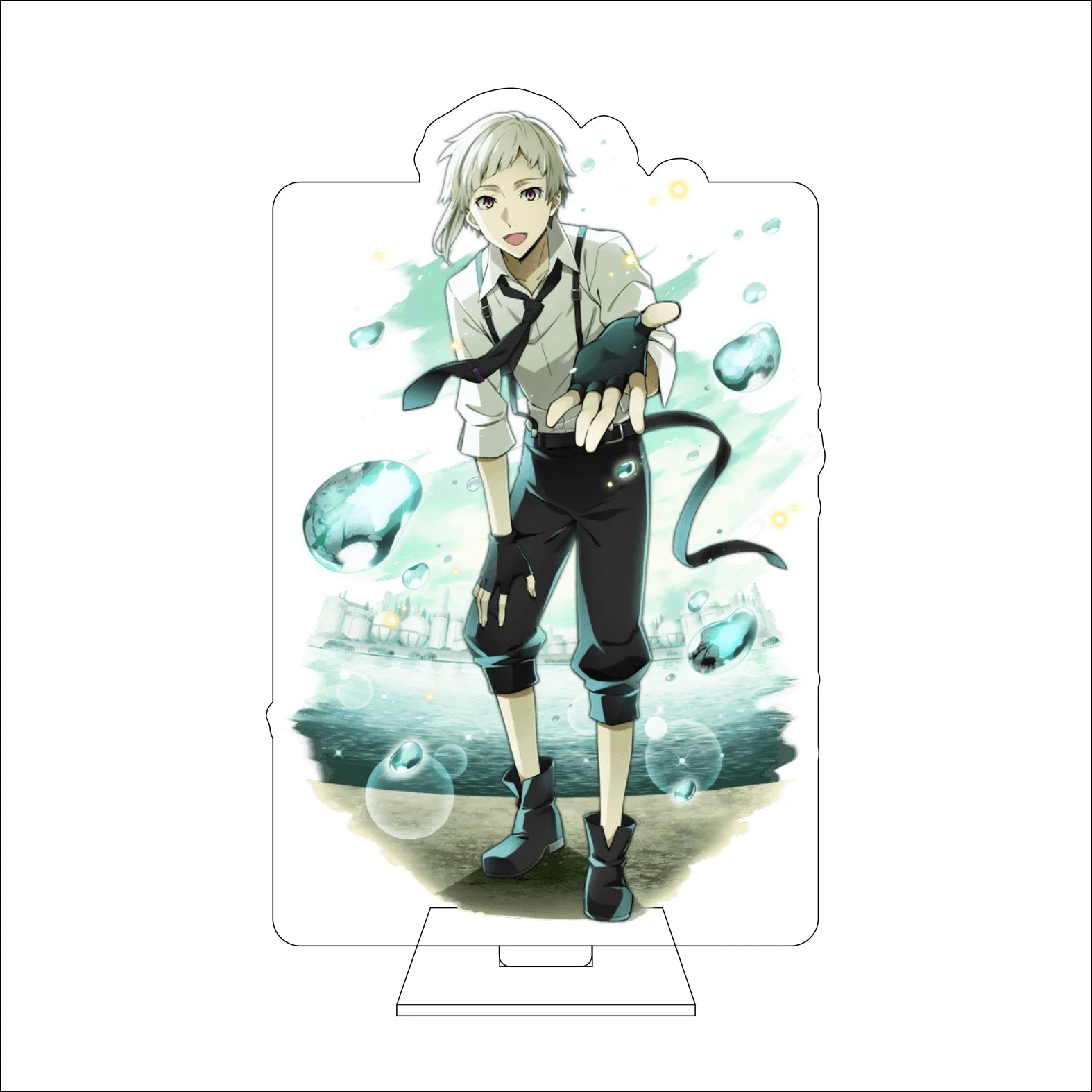 16CM Anime Bungo Stray Dogs Cosplay Acrylic Figure Stand Plate Ryunosuke Akutagawa Nakahara Chuuya Ornaments Gifts
