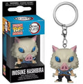 FUNKO POP Demon Slayer NEZUKO KAMADO ZENITSU AGATSUMA TANJIRO INOSUKE HASHIBIRA Pocket Pop Keychain Collection Model Doll Toy