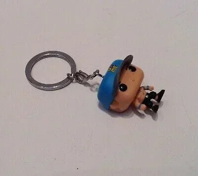 FUNKO POP Pocket Keychain WWE Boxing Challenge Arena Star John Cena Key Chains Kid Action Figure Toy Key Rings Gift