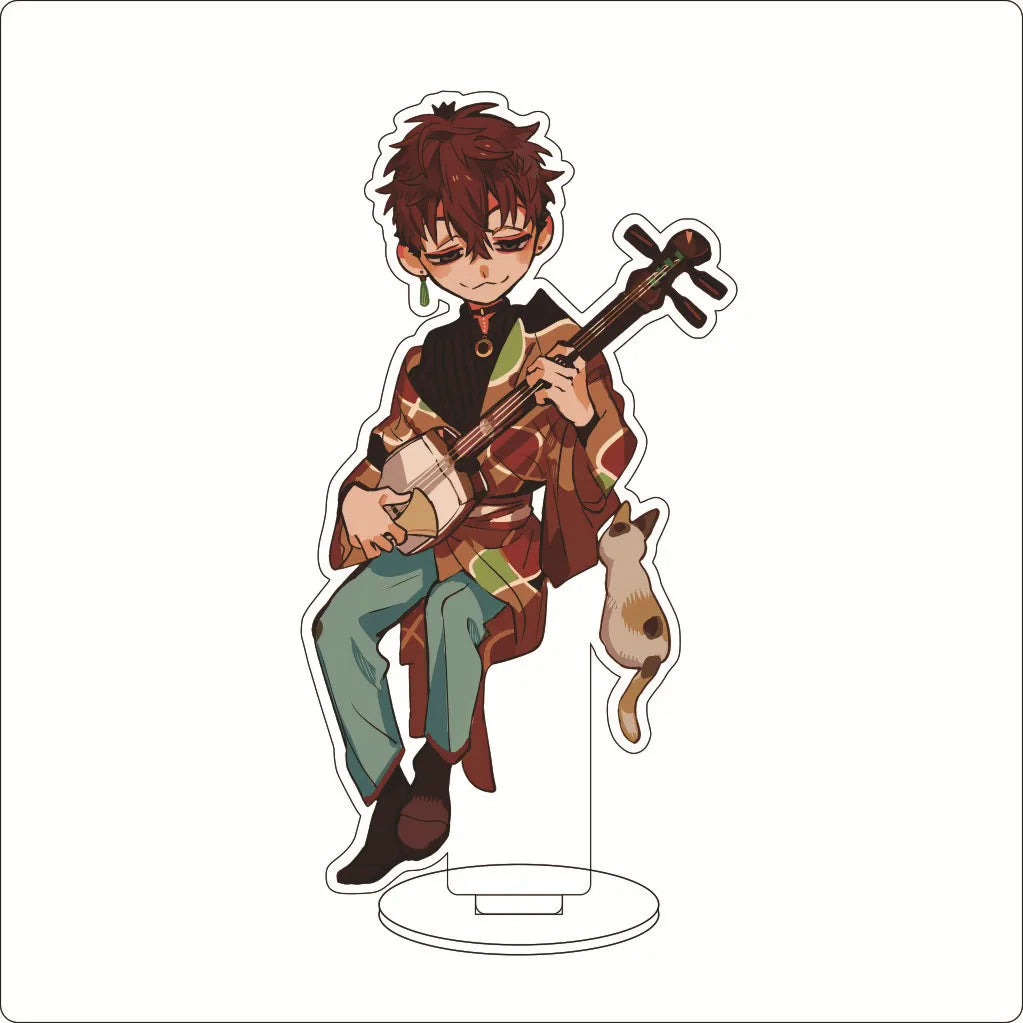 16CM Anime Toilet bound Hanako kun‌ Minamoto Kou Akane Aoi Nanamine Sakura Cos Acrylic Figure Stand Ornaments Chirstmas Gifts