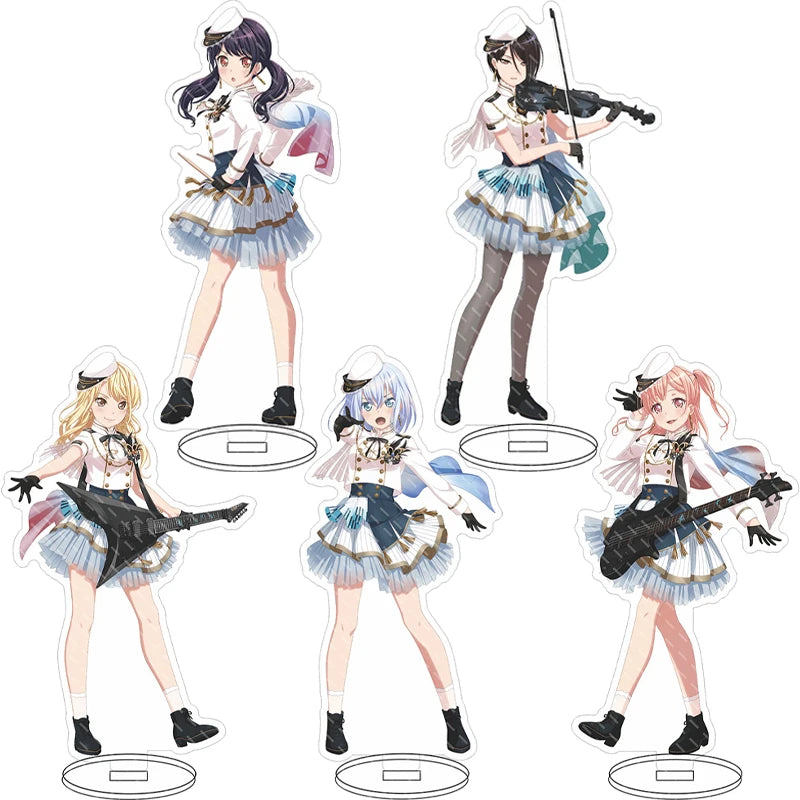 16CM Anime Figure BanG Dream! Morfonica Kurata Mashiro Hiromachi Nanami Futaba Tsukushi Kirigaya Toko Cos Acrylic Stand Ornament