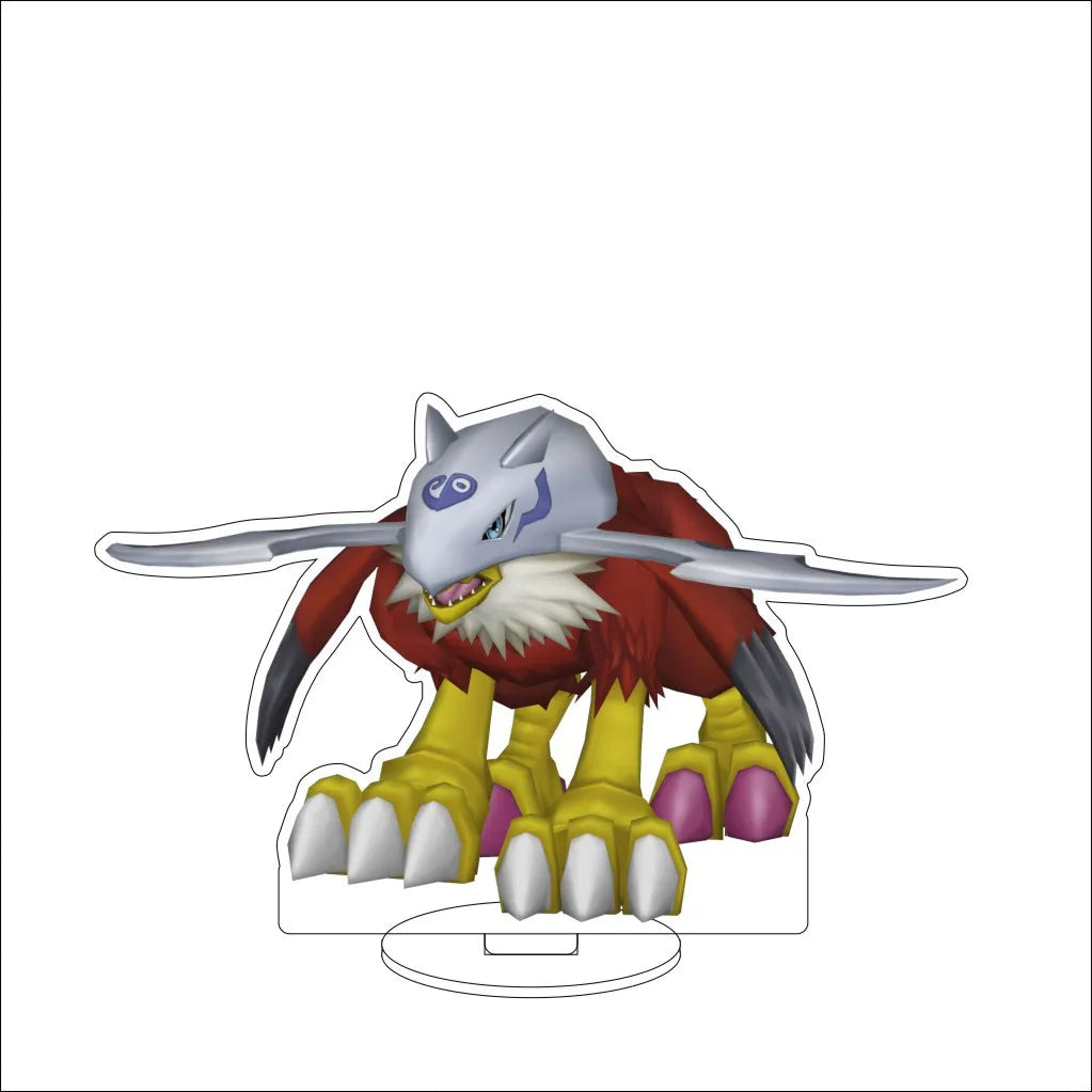 16CM Anime Digital Monster Hououmon Metal Greymon Drimogemon Cherubimon Cos Acrylic Figure Stand Ornaments Chirstmas Gifts