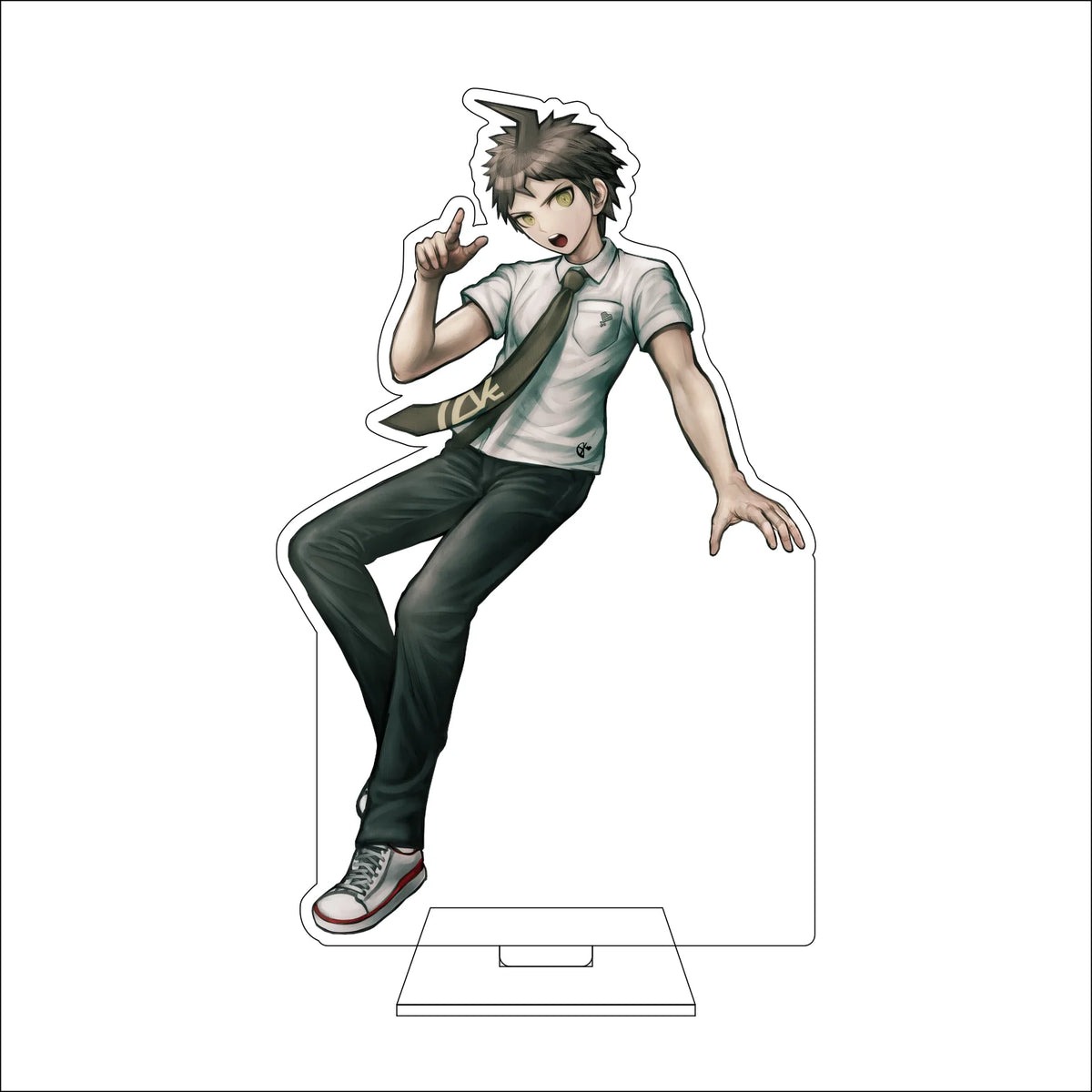 16CM Anime Danganronpa Cosplay Acrylic Figure Stand Plate Naegi Makoto Maizono Sayaka Genocider Syo Ornaments Gifts