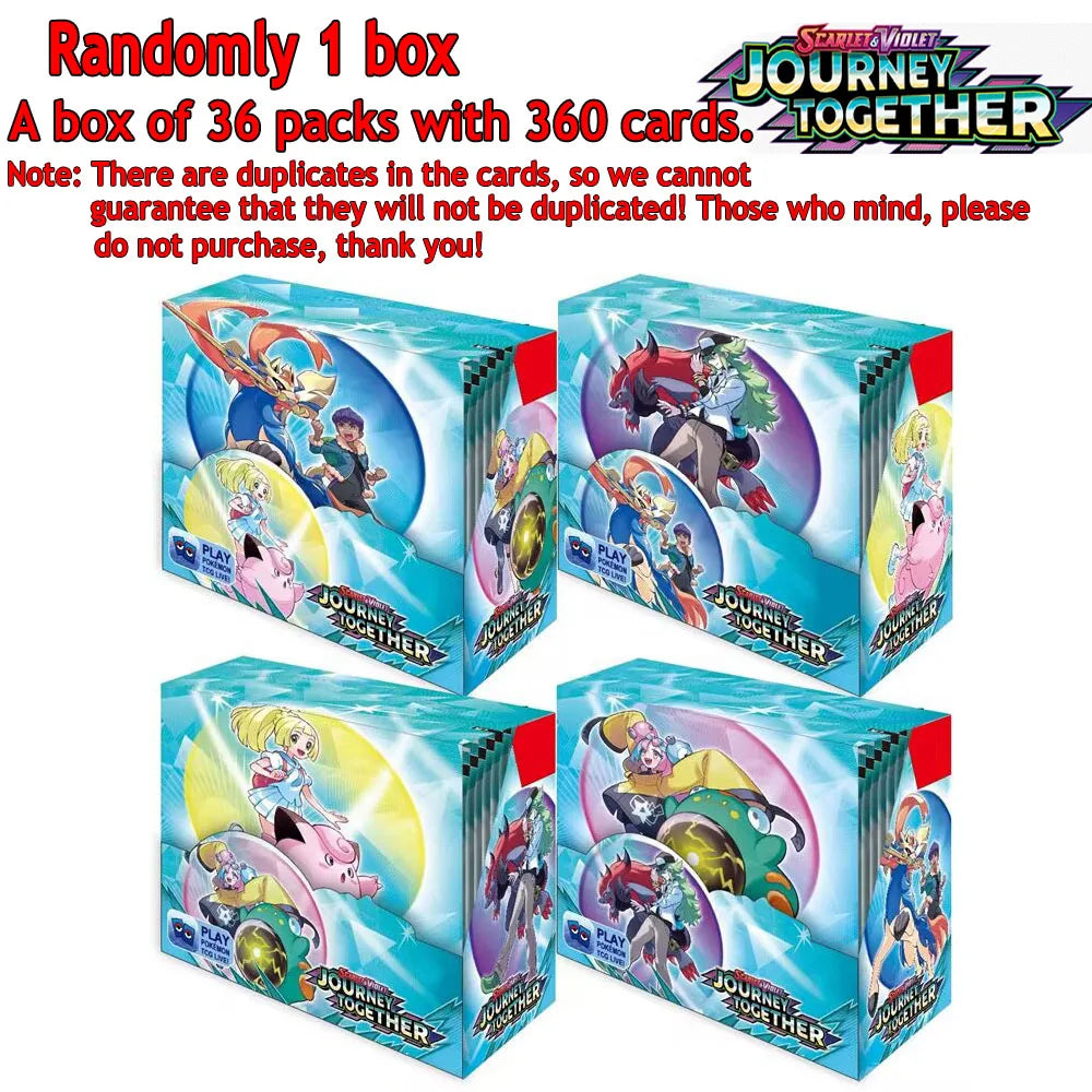 360Pcs Pokemon Card Prismatic Evolutions Scarlet Violet 151 Destined Rivals Black Bolt English Booster Battle Transaction Card
