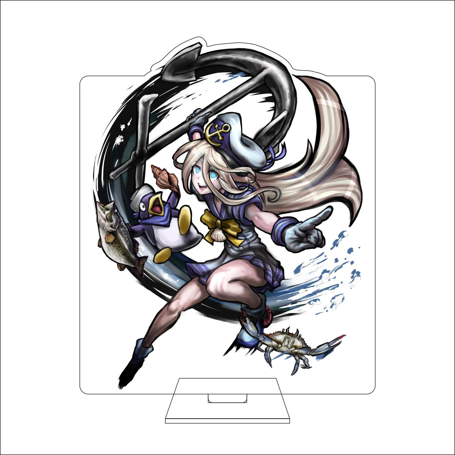 16CM Anime Danganronpa Cosplay Acrylic Figure Stand Plate Naegi Makoto Maizono Sayaka Genocider Syo Ornaments Gifts