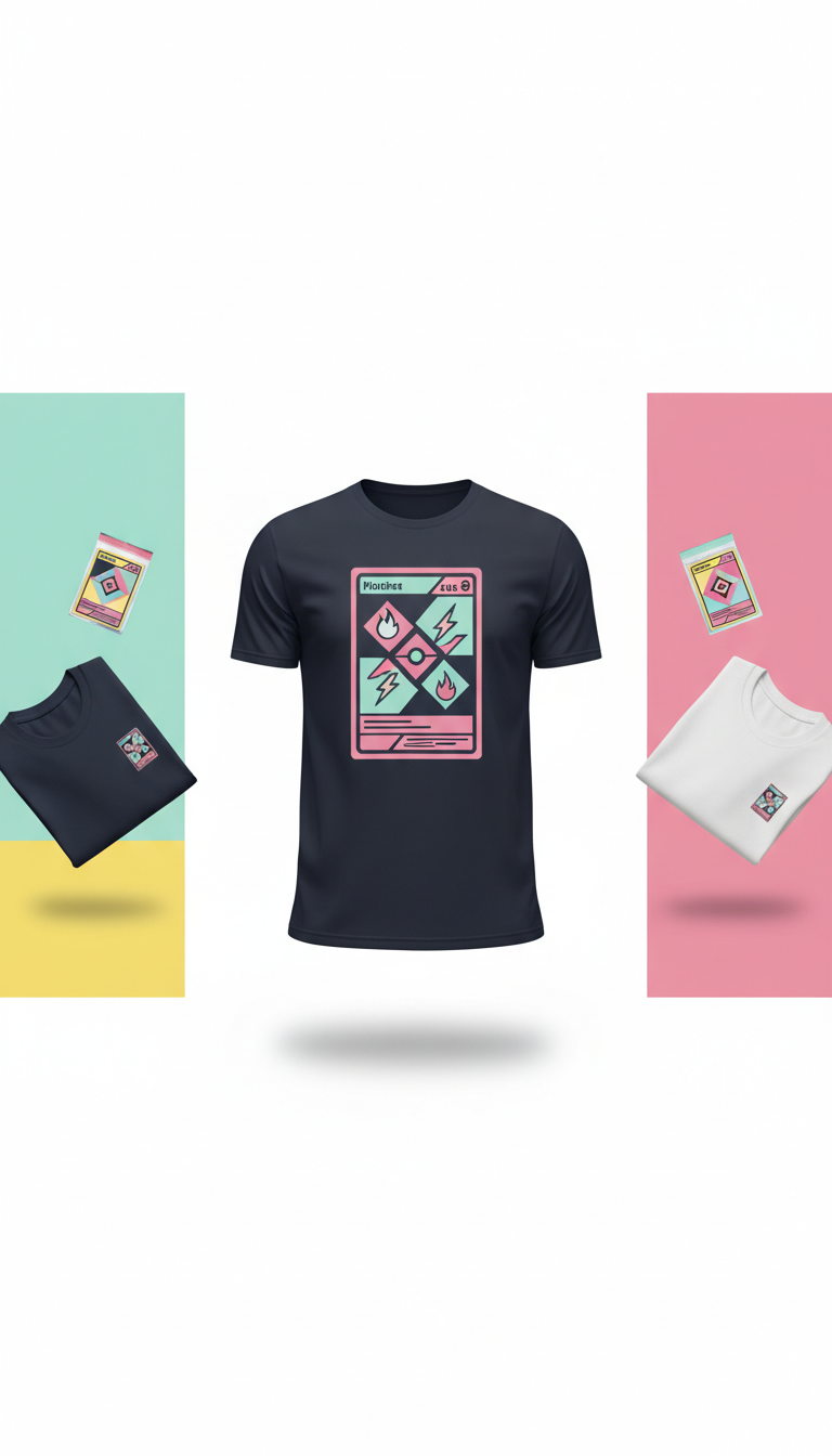 Midnight Navy Pokémon Trading Card Tee