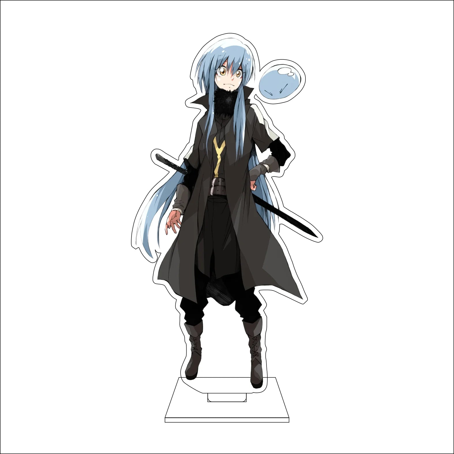 16CM Anime Rimuru Tempest Diablo shuna Shizue Izawa Cosplay Acrylic Figure Stand Plate Ornaments Gifts