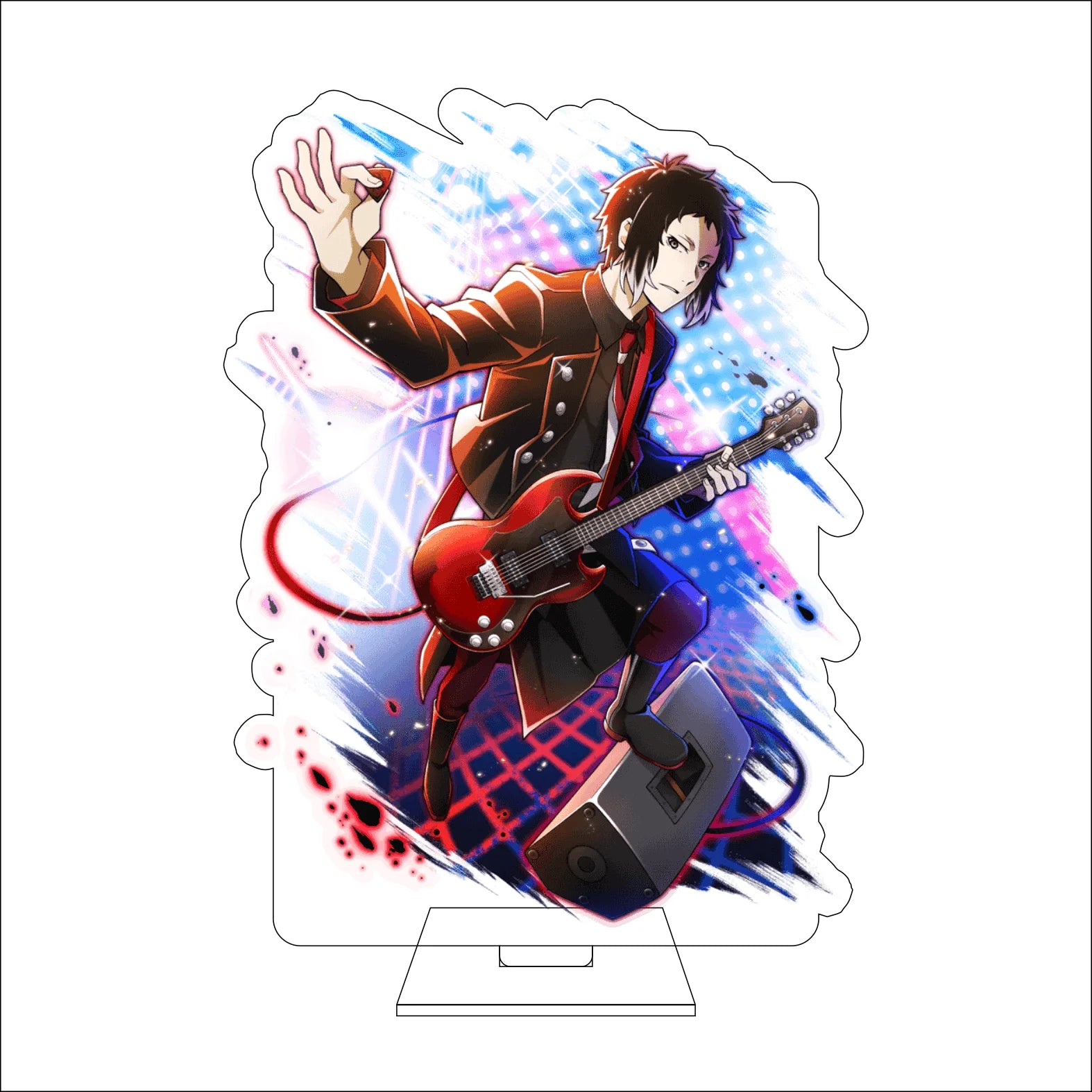 16CM Anime Bungo Stray Dogs Cosplay Acrylic Figure Stand Plate Ryunosuke Akutagawa Nakahara Chuuya Ornaments Gifts