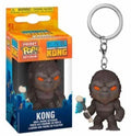 New Hot FUNKO POP Pocet! Keychains Movies the New Empire Godzilla VS. Kong Keychain Godzilla Kong Action Figure Keychains Toys
