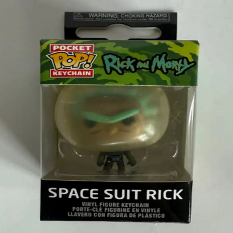 Funko Pop New Rick Et Morty  Keychains Vinyl Figure Krombopulos Pickle Rick Pocket Pop Keychain Toy