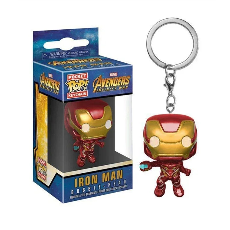2026 Funko POP Keychains Dragons Ball Star Keychain wars Spiderman Attack on Levi Toy STITCH Rick Kurama Todoroki Figure Toys