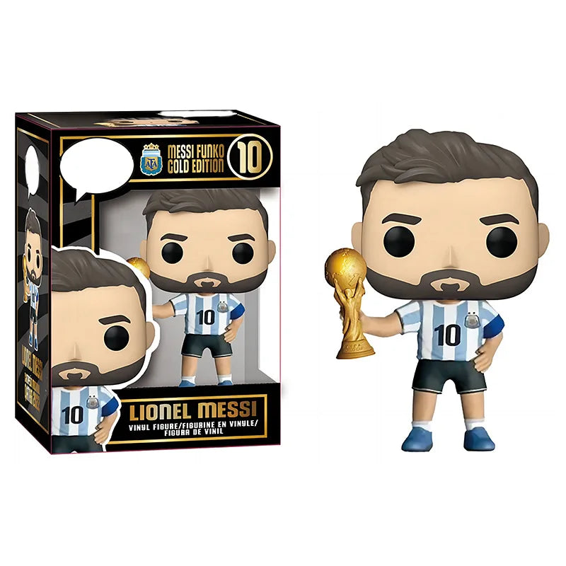 2026 new POP characters Messi, Cristiano Ronaldo, Mbappe, Messi World Cup trophy jersey collection character models