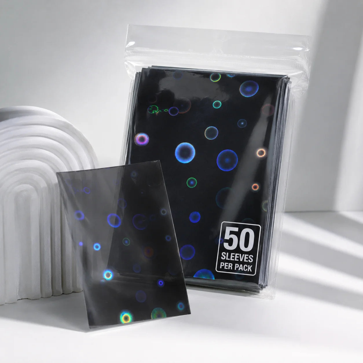 Sharkbang 50pcs/Lot Holo Card Sleeves 61x91mm 20C Macaron Color Kpop Holder For Postcards Films Game Cards Photocard Protector