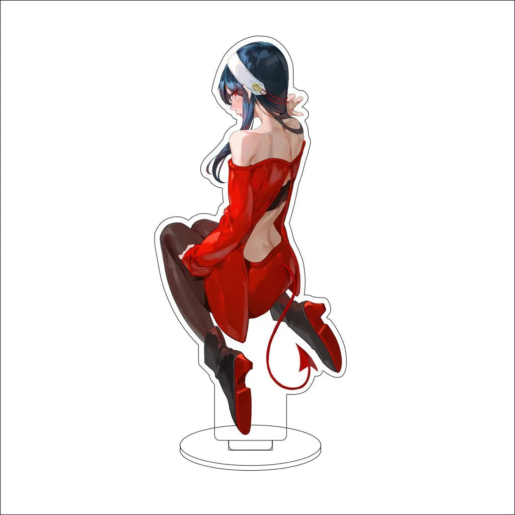 16CM Anime SPY×FAMILY Yor Forger Anya Forger Loid Forger Bond Forger Cos Acrylic Figure Stand Ornaments Chrismas Gifts