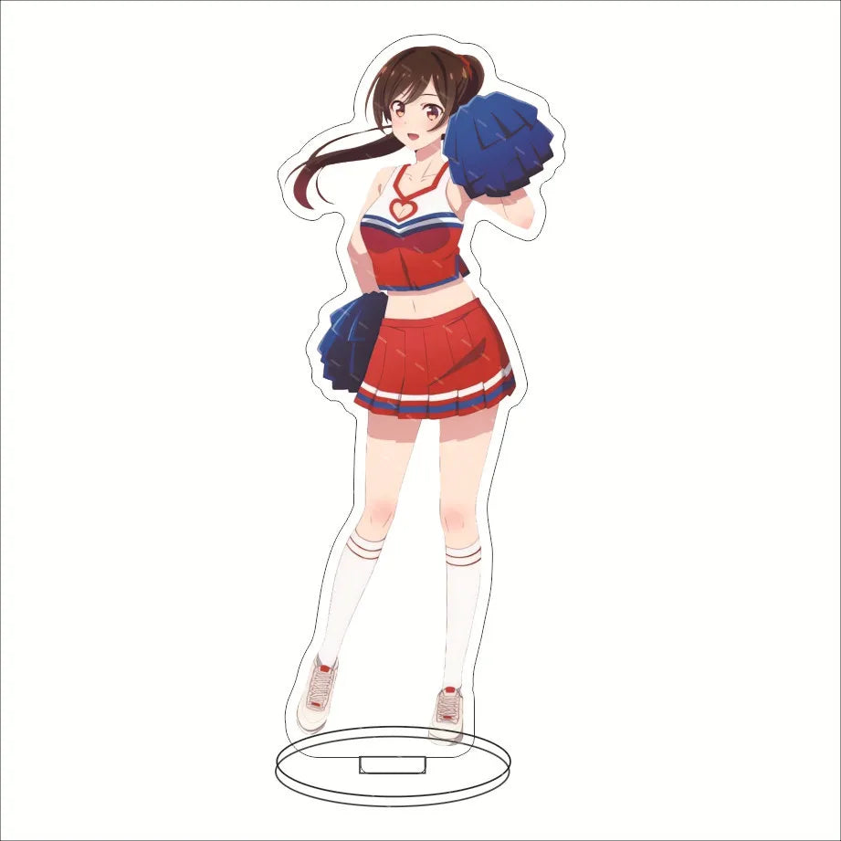 16CM Anime Figure Rent A Girlfriend‌ Ichinose Chizuru Sarashina Ruka Sakurasawa Sumi Nanami Mami Cos Acrylic Stand Ornament Gift