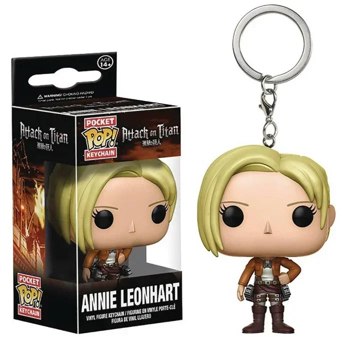 2026 Funko POP Keychains Dragons Ball Star Keychain wars Spiderman Attack on Levi Toy STITCH Rick Kurama Todoroki Figure Toys