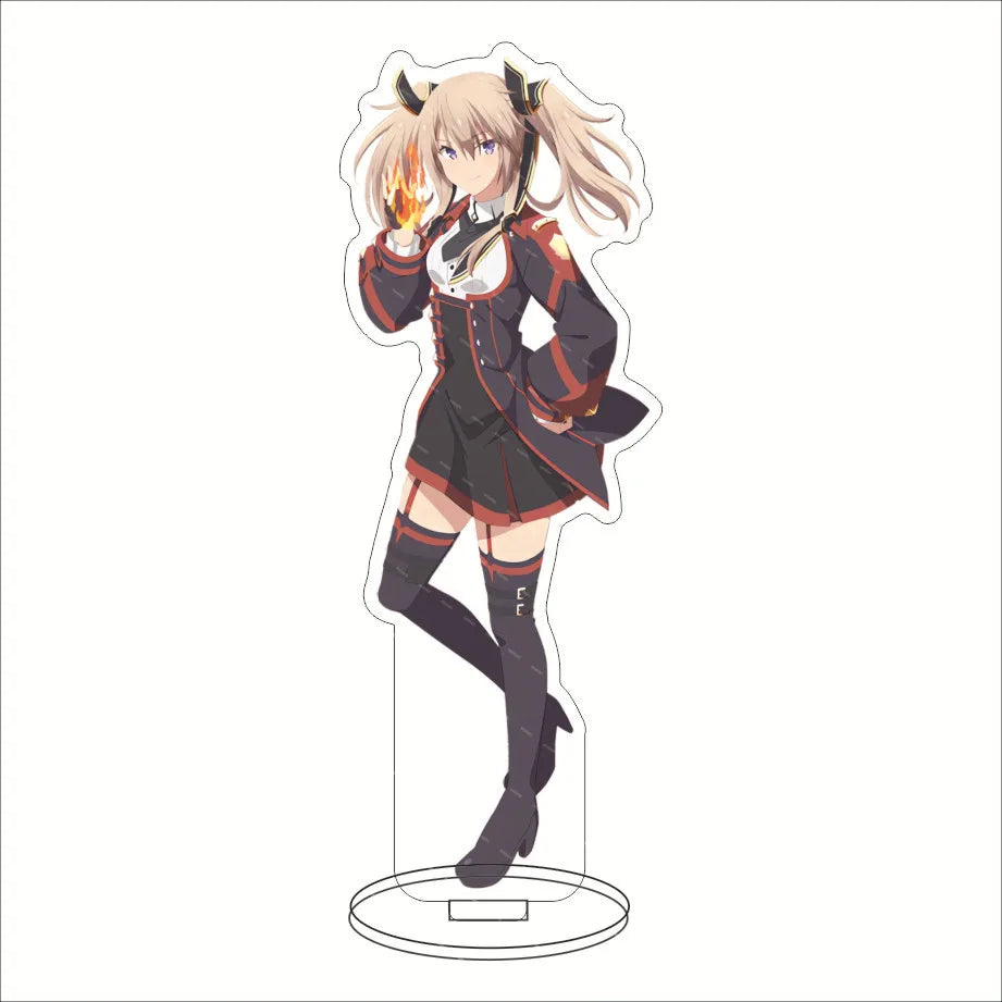 16CM Anime Figure The Misfit of Demon King Academy Misha Necron Sasha Necron Misha Ilioroggo Cos Acrylic Stand Ornaments Gifts