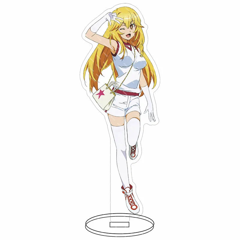 16CM Anime Figure A Certain Scientific Railgun‌ Misaka Mikoto Shirai Kuroko Uiharu Kazari Cos Acrylic Stand Ornaments Gifts