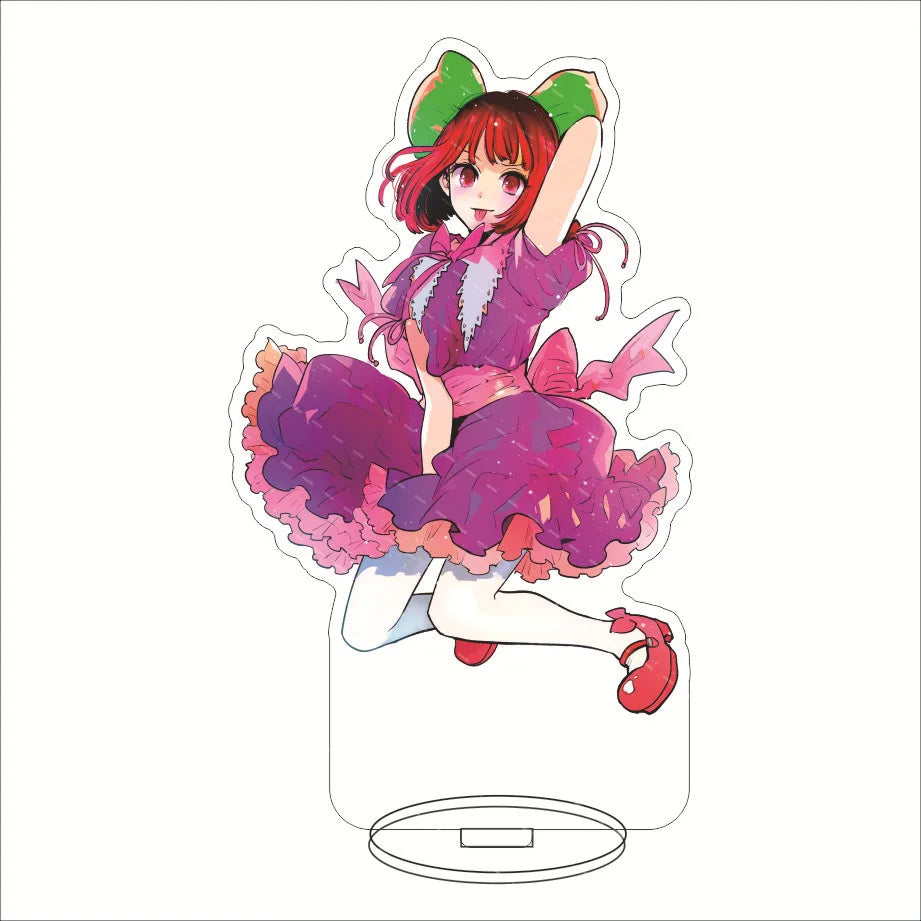 16CM Anime Figure Oshi no Ko Hoshino Ai Hoshino Rubii Arima Kana MEM CYO Hoshino Akua Cos Acrylic Stand Ornaments Cute Gifts