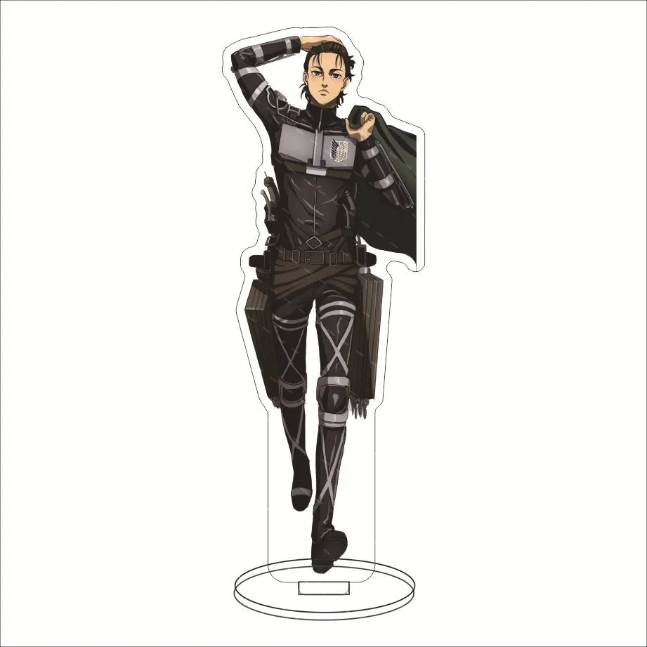16CM Anime Figure ‌Attack on Titan Eren Jaeger Mikasa Ackerman Armin Arlert Levi Ackerman Cos Acrylic Stand Ornaments Gifts