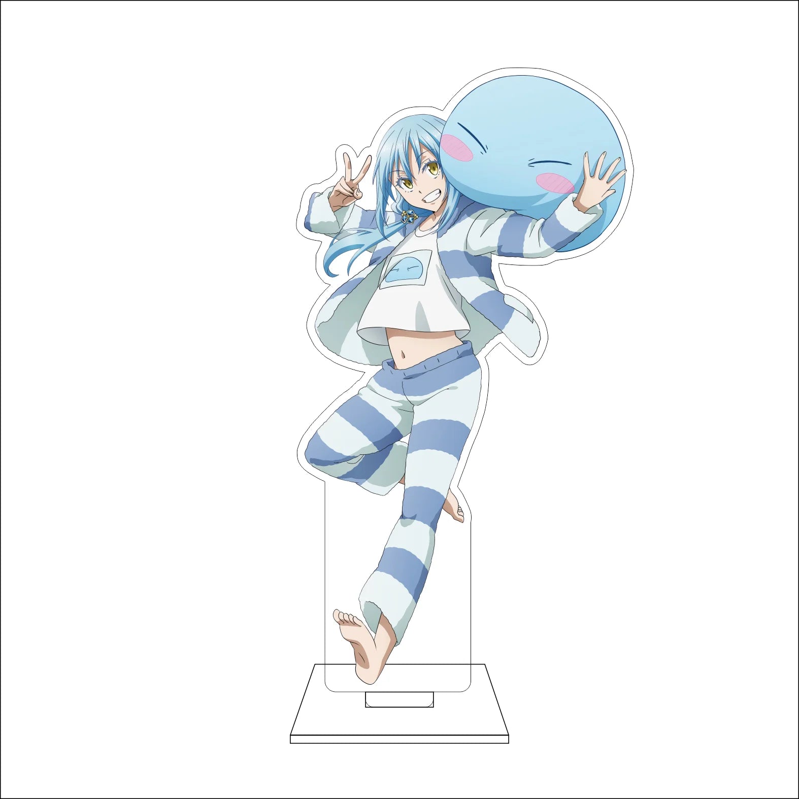 16CM Anime Rimuru Tempest Diablo shuna Shizue Izawa Cosplay Acrylic Figure Stand Plate Ornaments Gifts