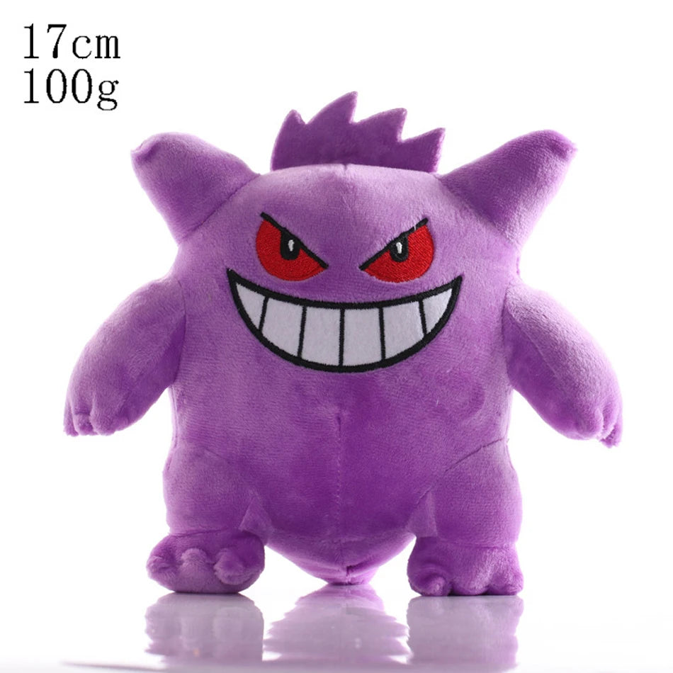2026* Peluche Pokemon Gengar Peluche 24cm Pokemon stuffed Toy Cute Cartoon Pikachu Plush Doll Soft Doll  Birthday Gift