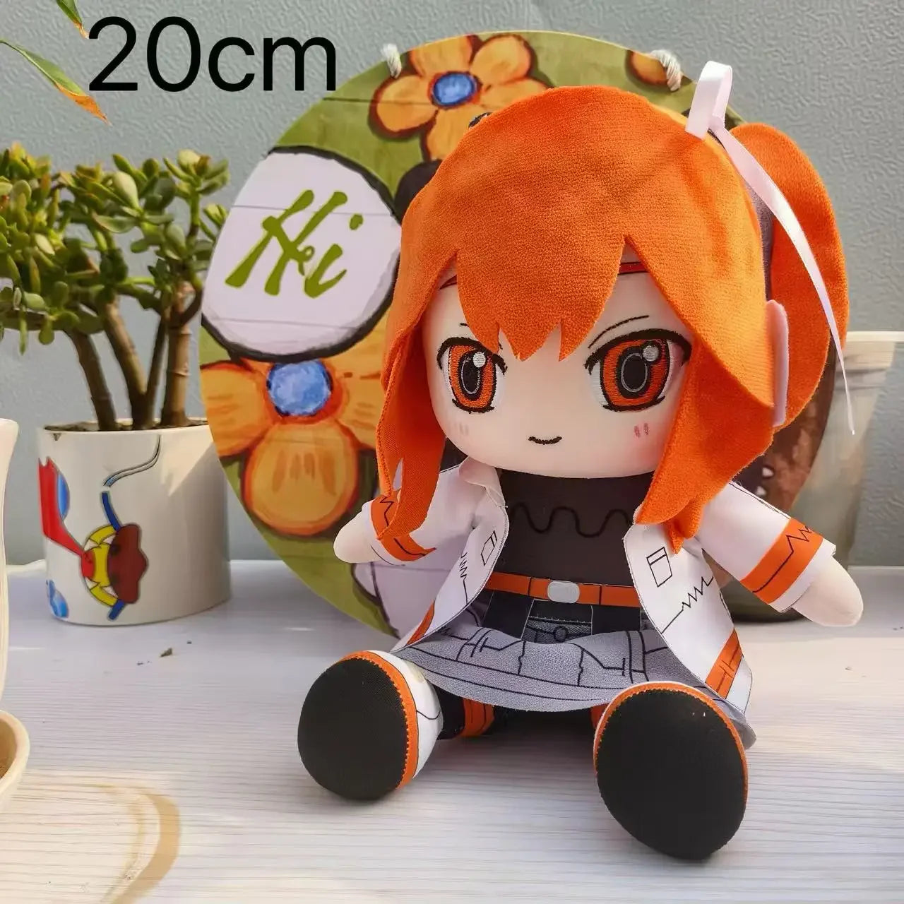 Kasane Teto Plush Toy Soft Doll Stuffed Plushies Figure Anime Cosplay Cartoon Birthday Present Christmas Gift for Fans Girl