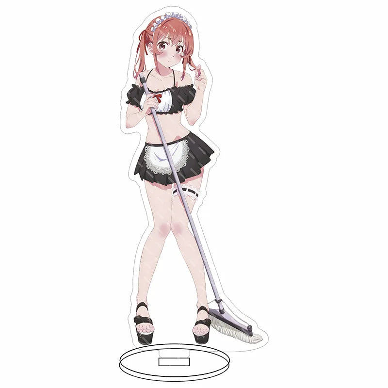 16CM Anime Figure Rent A Girlfriend‌ Ichinose Chizuru Sarashina Ruka Sakurasawa Sumi Nanami Mami Cos Acrylic Stand Ornament Gift