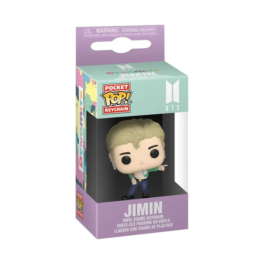 Funko POP Pocket Keychain Toy Men's Team RM SUGA JUNG KOOK JIMIN Jin V J-HOPE Pocket Pop Keychain Vinyl Figure Collection Toys