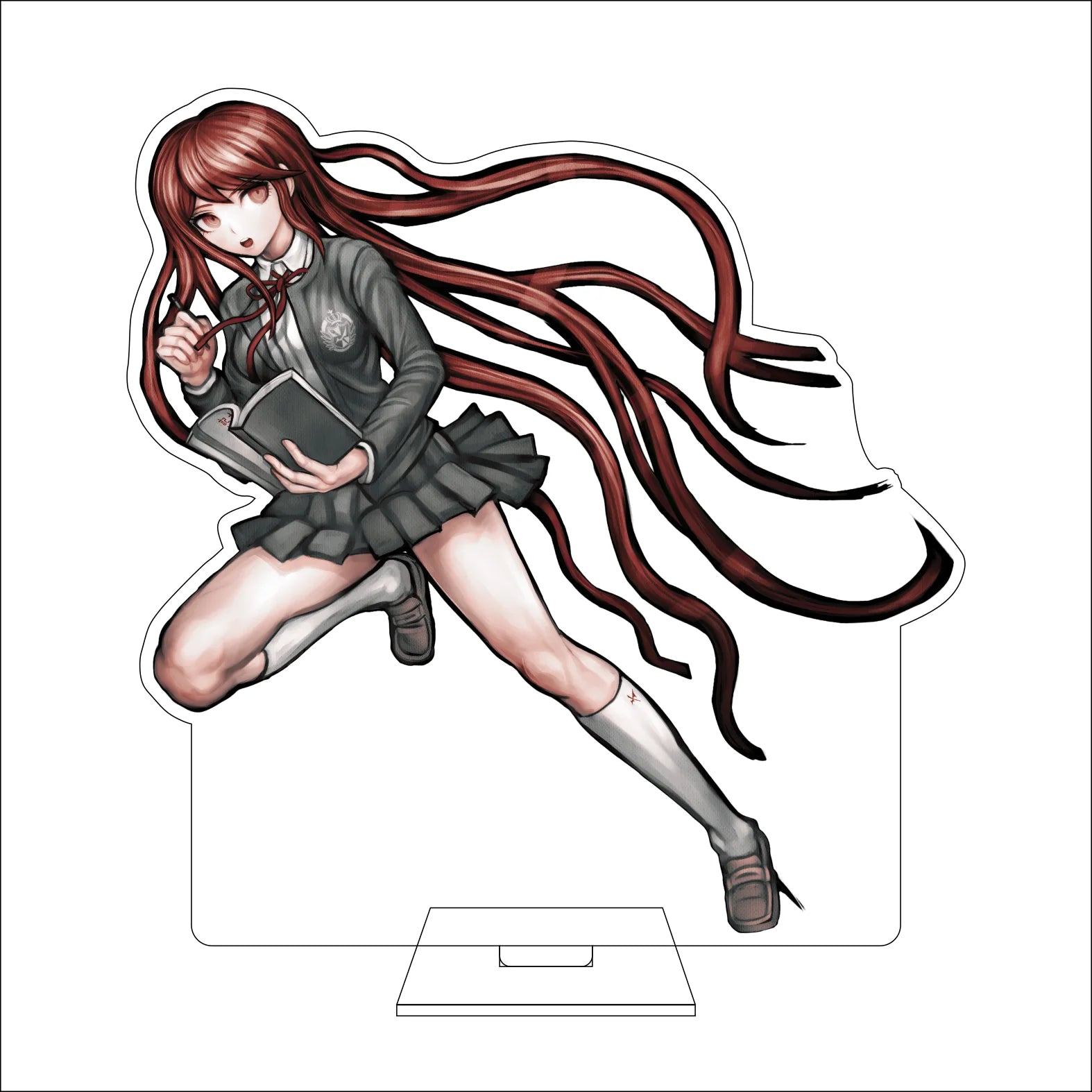 16CM Anime Danganronpa Cosplay Acrylic Figure Stand Plate Toko Fukawa Mondo Owada Maizono Sayaka Kirigiri Kyoko Ornaments Gifts