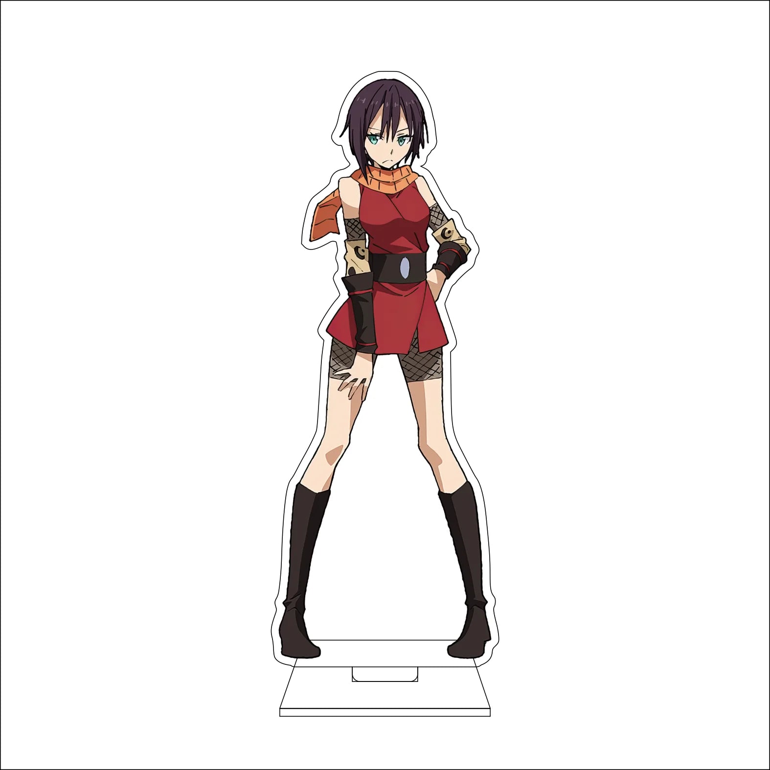 16CM Anime Rimuru Tempest Diablo shuna Shizue Izawa Cosplay Acrylic Figure Stand Plate Ornaments Gifts