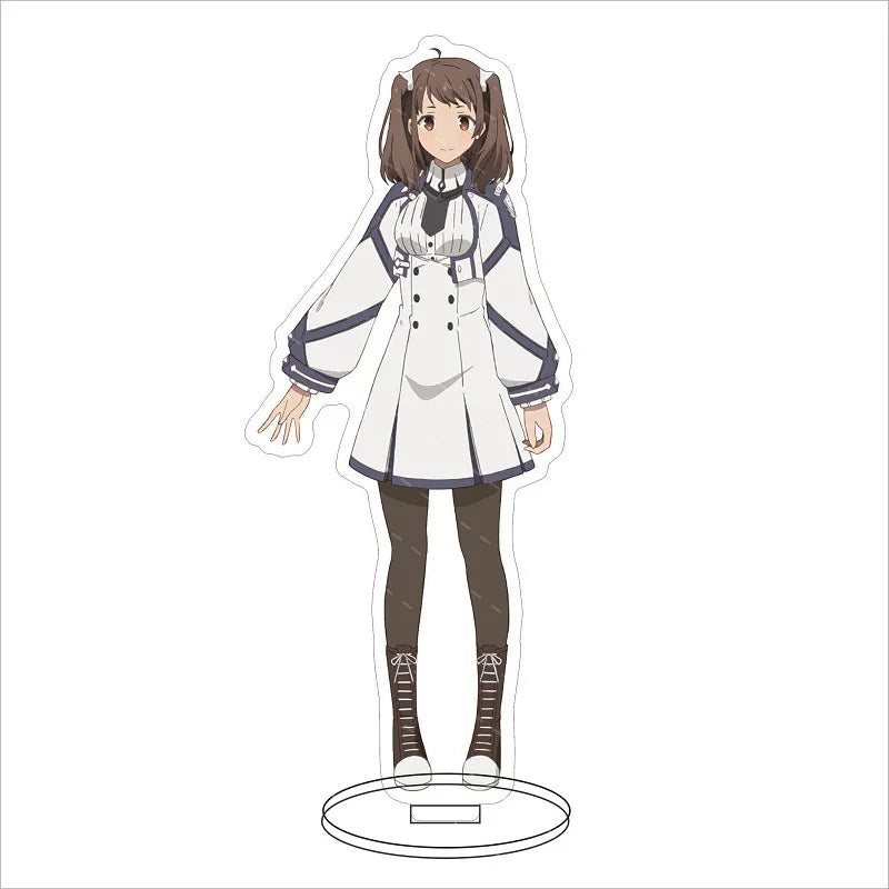 16CM Anime Figure The Misfit of Demon King Academy Misha Necron Sasha Necron Misha Ilioroggo Cos Acrylic Stand Ornaments Gifts