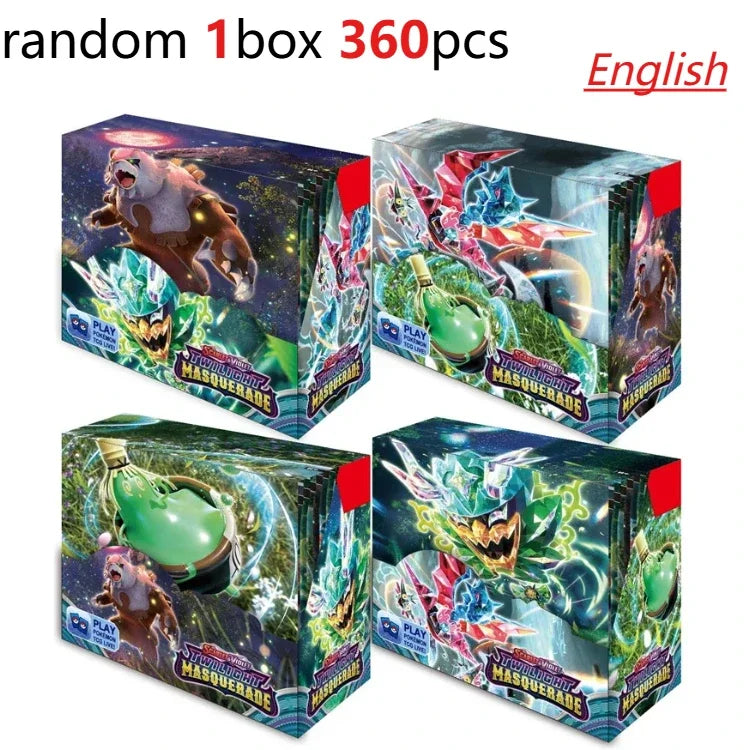 fun 360Pcs Pokemon Card TCG Scarlet&Violet Prismatic Evolutions 151 Prism 36 Pack Pokemon Booster Box Collectible Tradiner Card