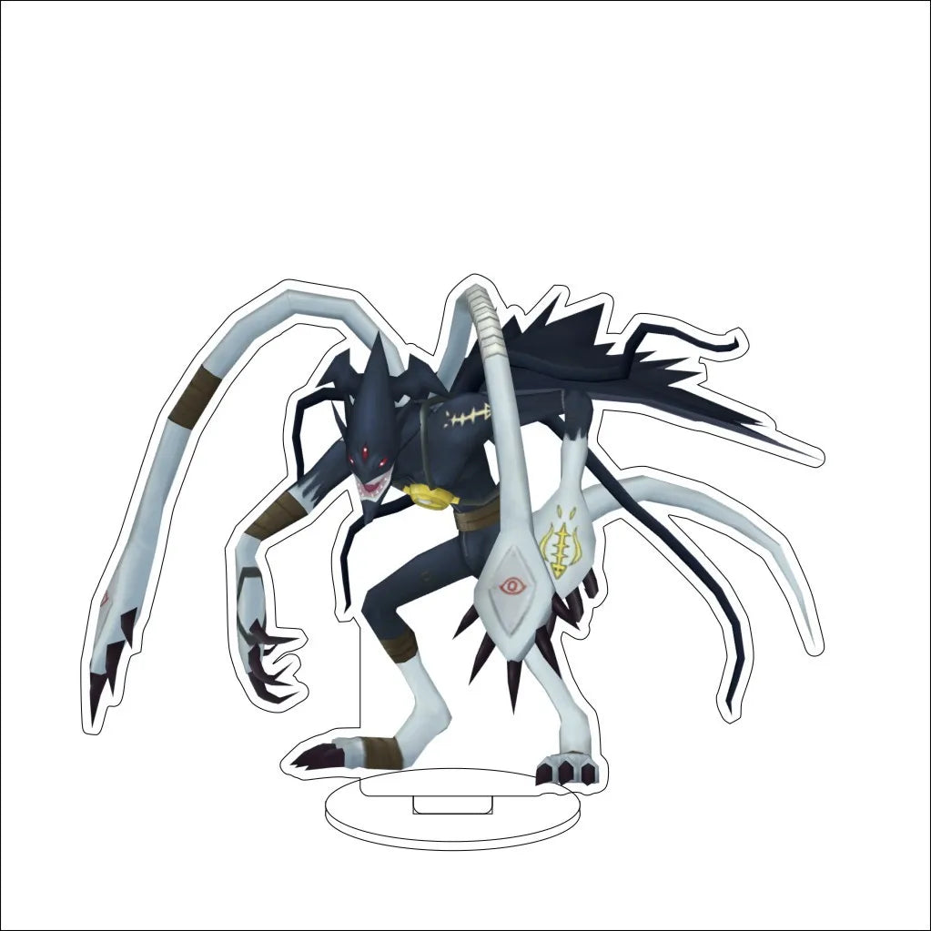 16CM Anime Digital Monster Hououmon Metal Greymon Drimogemon Cherubimon Cos Acrylic Figure Stand Ornaments Chirstmas Gifts